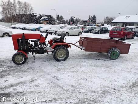 Ciągnik rolniczy Papaj Sam Przyczepka