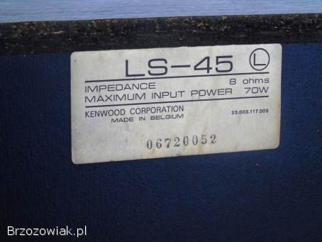 Kolumny Kenwood LS-45 mocne 2 x 70 wat.  8 ohm.  WYSYŁKA.