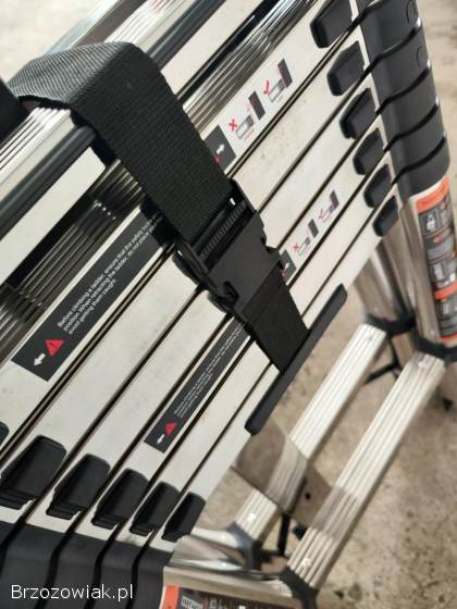 Drabina teleskopowa 5 metrów rozkładana