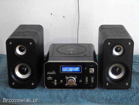 Wieża JGC MS-203 CD USB mp-3 AUX kolumny.  sprawna.  DOSTAWA