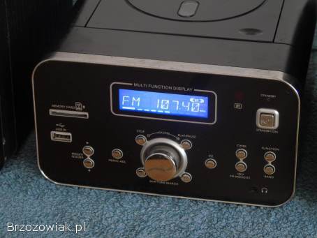 Wieża JGC MS-203 CD USB mp-3 AUX kolumny.  sprawna.  DOSTAWA