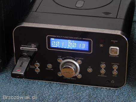 Wieża JGC MS-203 CD USB mp-3 AUX kolumny.  sprawna.  DOSTAWA