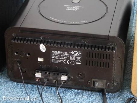Wieża JGC MS-203 CD USB mp-3 AUX kolumny.  sprawna.  DOSTAWA