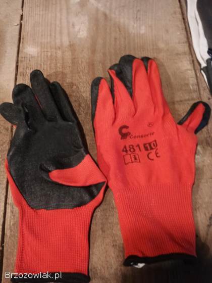 Rękawice momterskie skórzane