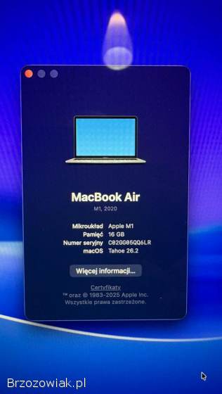Macbook Air M1 16GB 256GB
