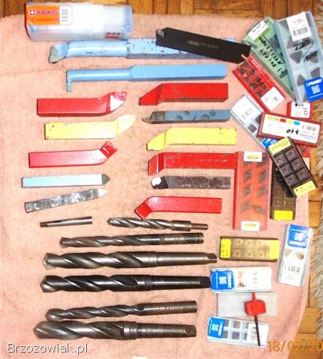 Wiertło nóż noże tokarsk spiek węglik płytk