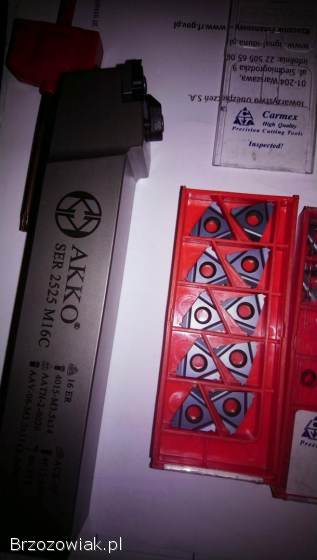 Wiertło nóż noże tokarsk spiek węglik płytk