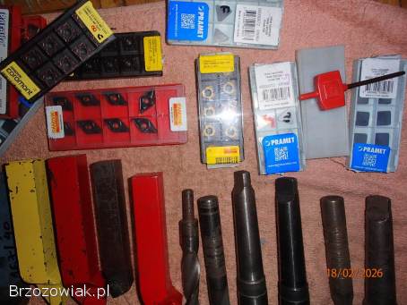 Wiertło nóż noże tokarsk spiek węglik płytk