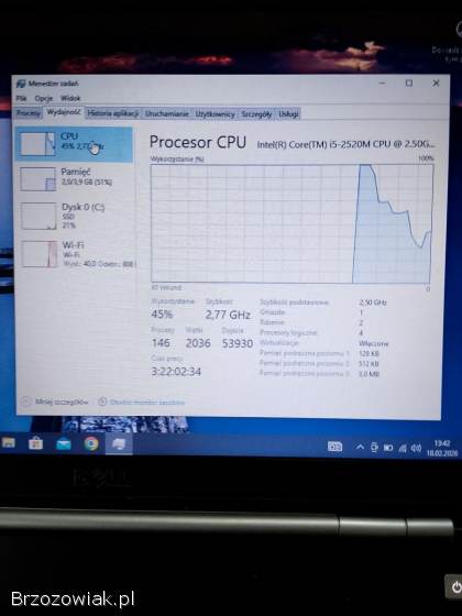 Laptopy Dell intel core I5 i I7