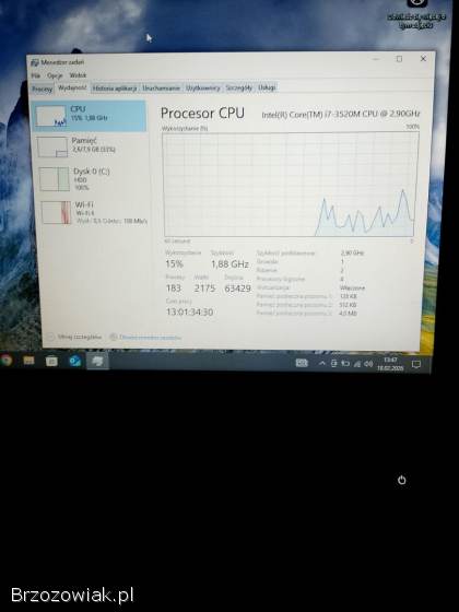 Laptopy Dell intel core I5 i I7