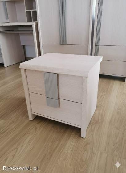 Sprzedam meble młodzieżowe -  kolor jasny dąb z szarymi uchwytami