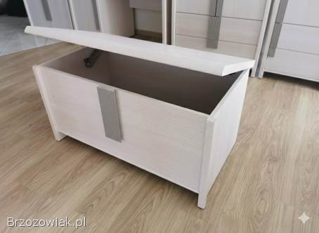 Sprzedam meble młodzieżowe -  kolor jasny dąb z szarymi uchwytami