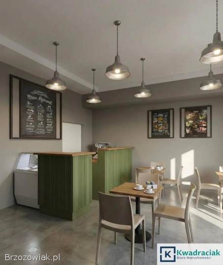 Przysieki – lokal na wynajem pod cukiernie / kebab z tarasem!