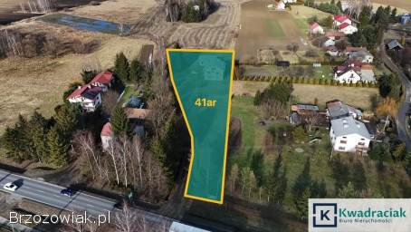 Moderówka – dom przy DK28,  działka 41ar