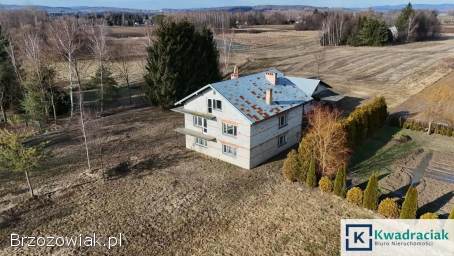 Moderówka – dom przy DK28,  działka 41ar