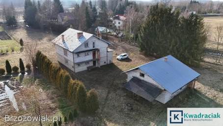 Moderówka – dom przy DK28,  działka 41ar