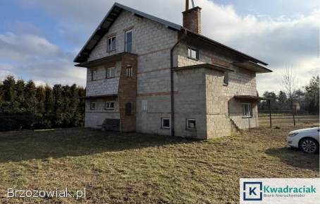 Moderówka – dom przy DK28,  działka 41ar