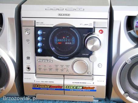 Wieża stereo Samsung kolumny Radio RDS Mag AUX mocna.  DOSTAWA.