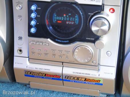 Wieża stereo Samsung kolumny Radio RDS Mag AUX mocna.  DOSTAWA.