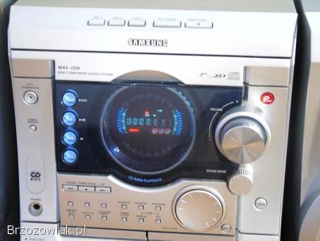Wieża stereo Samsung kolumny Radio RDS Mag AUX mocna.  DOSTAWA.