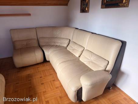 Narożnik sofa duży komplet