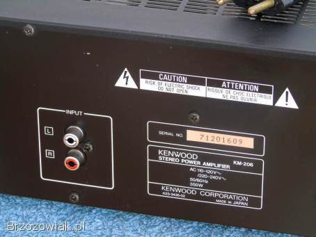 Wzmacniacz Kenwood KM-206 mocna 2x 150 wat.  WYSYŁKA.
