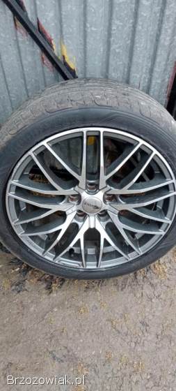 Sprzedam alufelgi z oponami 18 5x112 66.  6