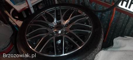 Sprzedam alufelgi z oponami 18 5x112 66.  6