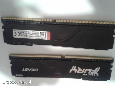 Pamięć RAM KINGSTON Fury Beast 32GB (2x16GB) DDR4 3200MT/s CL16/ DDR4 /PC