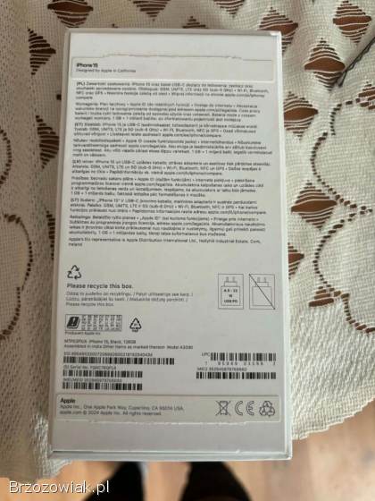 IPhone 16 nowy czarny