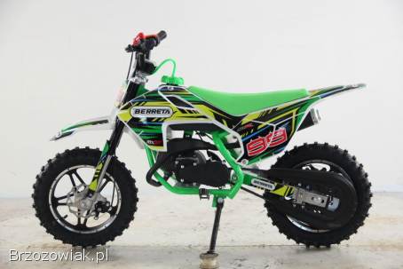 Mini cross Berreta 50 koła 10 szarpak NOWY pocket bike 2000