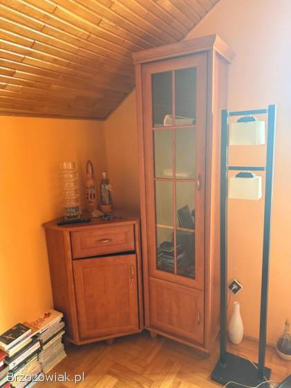 Komplet mebli łóżko komoda szafka szafa