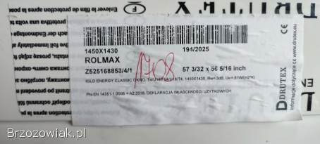 Okno 1450x1430 Drutex IGLO ENERGY