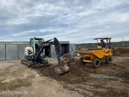 Wynajem wozidła budowlanego 3 tony (wozidło 3 tony)