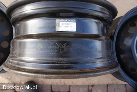 Felgi 6,  5Jx16 cali 4x100x60,  1 ET-40 Renault Captur,  Clio,  ZOE,  Dacia Sandero Logan