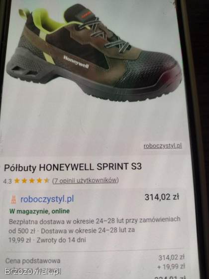 Buty robocze Honeywell r.  39