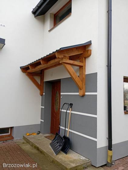Daszki nad drzwi wiaty