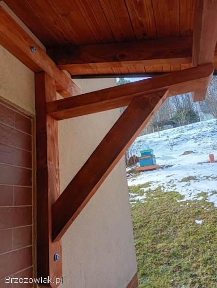 Daszki nad drzwi wiaty