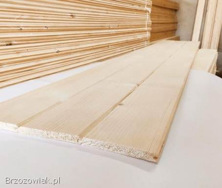 Deska elewacyjna 2cm 14 19cm pióro wpust na elewacje świerk producent bal