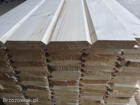 Deska elewacyjna 2cm 14 19cm pióro wpust na elewacje świerk producent bal