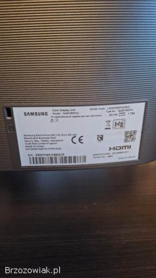 SAMSUNG 24 S24F350FHU Black