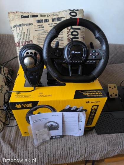 Kierownica Tracer Simracer 6w1 JAK NOWA GWARANCJA!  PC PS XBOX