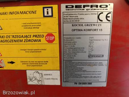 Piec Kocioł C.  O Defro 15kw