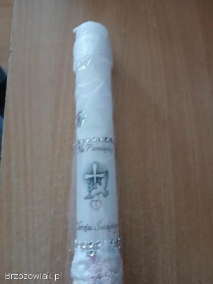 Sprzedam świecę do chrztu nową.