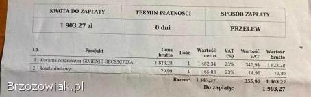 Kuchnia elektryczna GORENJE