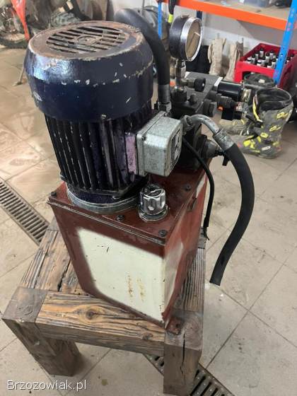 AGREGAT HYDRAULICZNAY/ SILNIK 0,  75KW elektryczny / asynchroniczny / indukcyjny