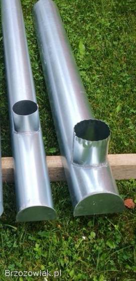 Rynny stalowe ocynkowane + Haki(uchwyty)