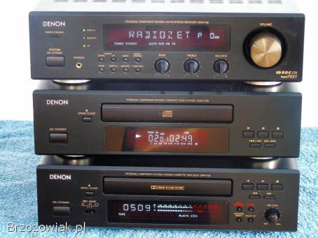 Wieża Denon Amplituner RDS CD Mag AUX PHONO.  DOSTAWA