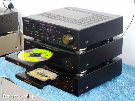 Wieża Denon Amplituner RDS CD Mag AUX PHONO.  DOSTAWA