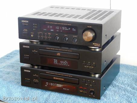 Wieża Denon Amplituner RDS CD Mag AUX PHONO.  DOSTAWA